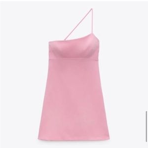 Zara Pink Asymmetrical dress